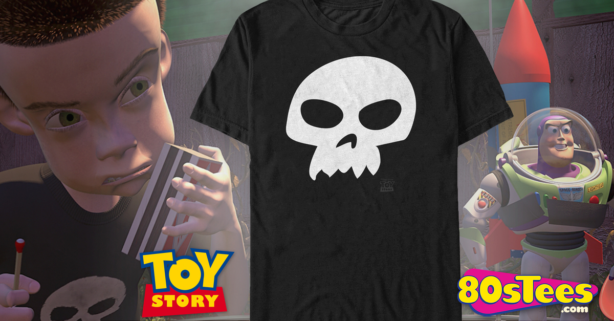 Sid Skull Toy Story T-Shirt: Disney, Pixar, Toy Story Mens T-shirt
